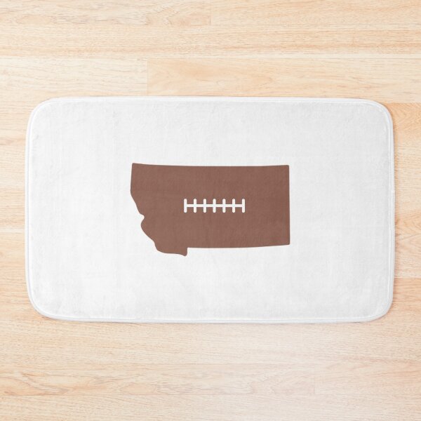 Item preview, Montana State Outline Football Stitch designed and sold by US States Merch.