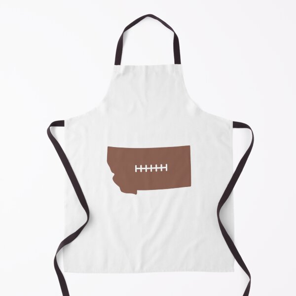 Item preview, Montana State Outline Football Stitch designed and sold by US States Merch.