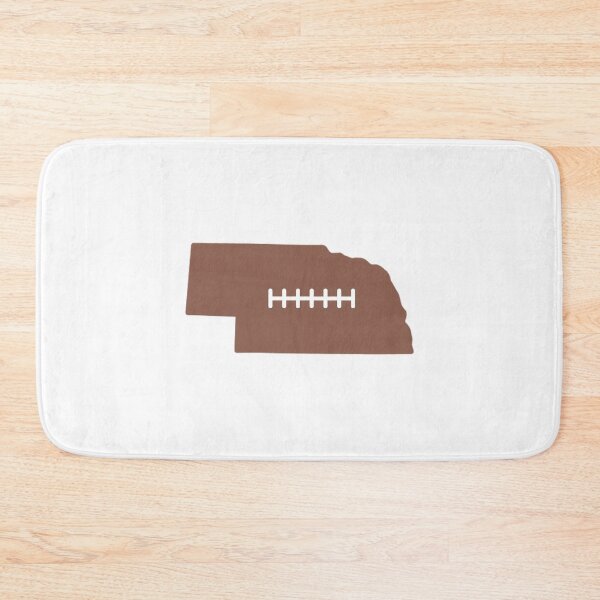 Item preview, Nebraska State Outline Football Stitch designed and sold by US States Merch.