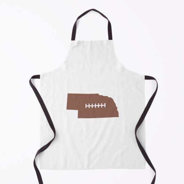 Item preview, Nebraska State Outline Football Stitch designed and sold by US States Merch.