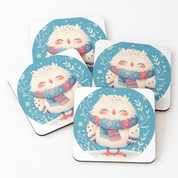 Item preview, Cute Owl in Winter designed and sold by JoyfulNat.
