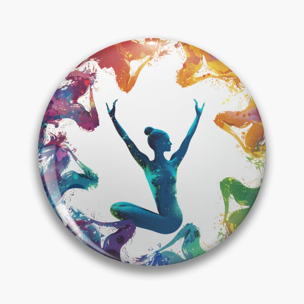 Item preview, Vibrant Yoga Poses in Circular Motion designed and sold by palmyst.