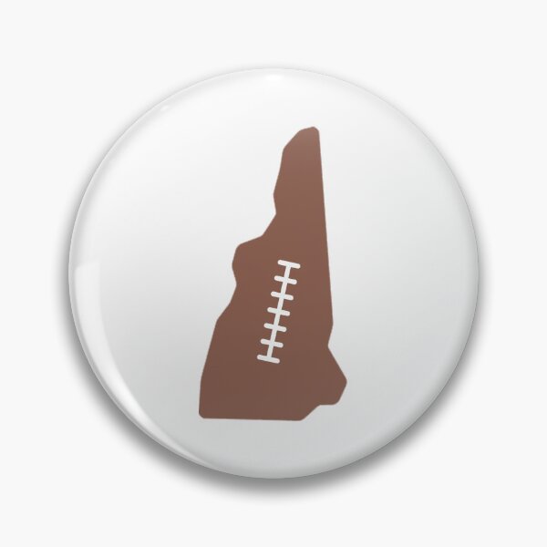 Item preview, New Hampshire State Outline Football Stitch designed and sold by US States Merch.