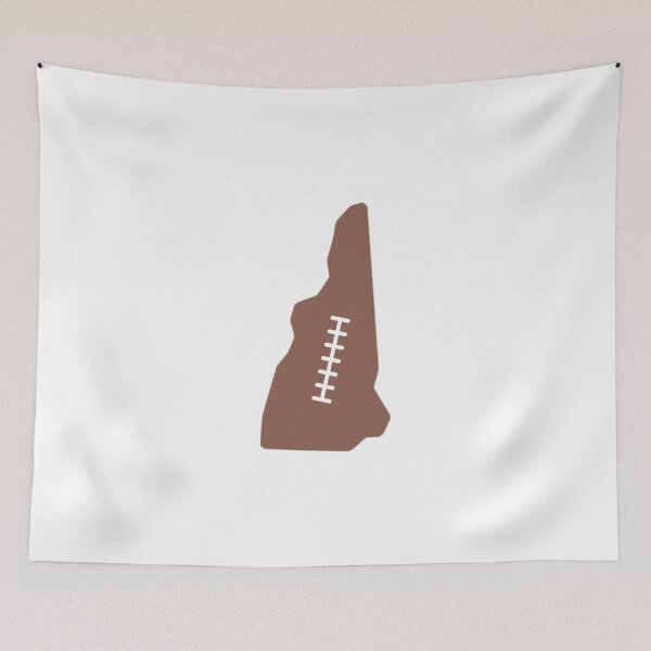 Item preview, New Hampshire State Outline Football Stitch designed and sold by US States Merch.