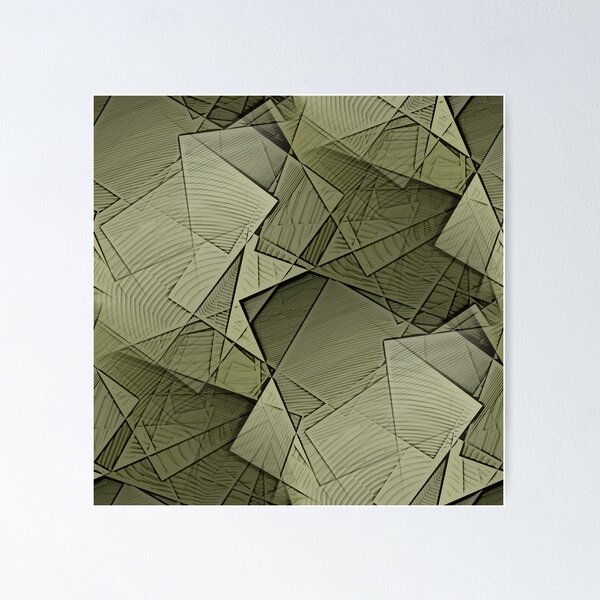 Item preview, Abstract Olive Green Scattered  Paper designed and sold by Artistestella.