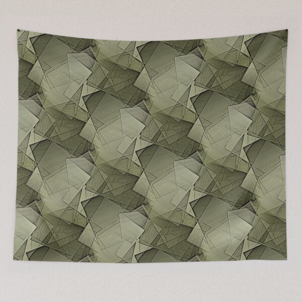 Item preview, Abstract Olive Green Scattered  Paper designed and sold by Artistestella.