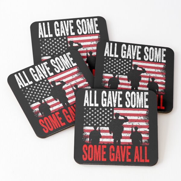 Item preview, Military Memorial Day All Gave Some Soldier USA Flag 4th of july designed and sold by BOUCHERIT amine.