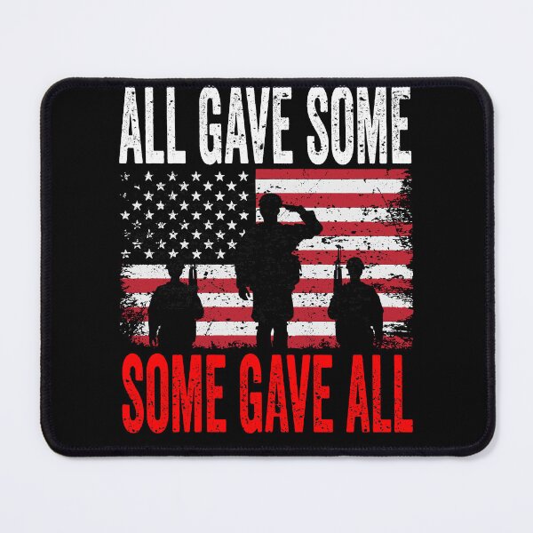 Item preview, Military Memorial Day All Gave Some Soldier USA Flag 4th of july designed and sold by BOUCHERIT amine.