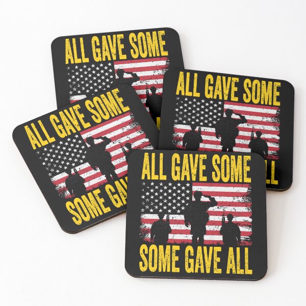 Item preview, Military Memorial Day All Gave Some Soldier USA Flag 4th of july designed and sold by BOUCHERIT amine.