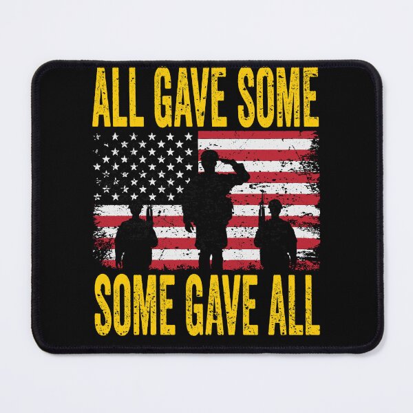 Item preview, Military Memorial Day All Gave Some Soldier USA Flag 4th of july designed and sold by BOUCHERIT amine.
