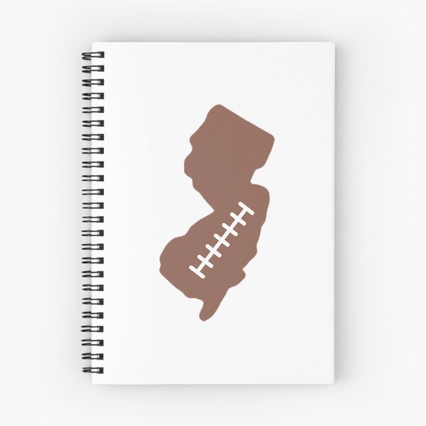 Item preview, New Jersey State Outline Football Stitch designed and sold by US States Merch.