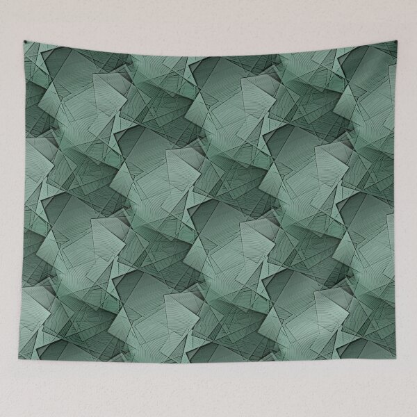 Item preview, Abstract Green Scattered  Paper designed and sold by Artistestella.
