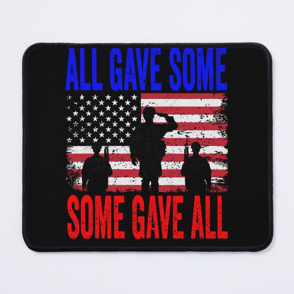 Item preview, Military Memorial Day All Gave Some Soldier USA Flag 4th of july designed and sold by BOUCHERIT amine.