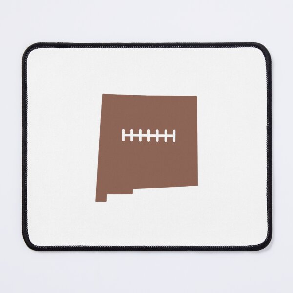 Item preview, New Mexico State Outline Football Stitch designed and sold by US States Merch.