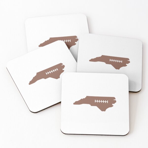 Item preview, North Carolina State Outline Football Stitch designed and sold by US States Merch.