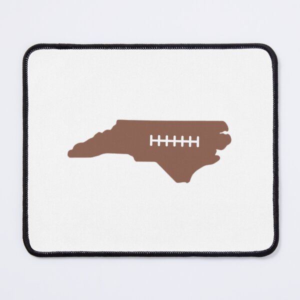 Item preview, North Carolina State Outline Football Stitch designed and sold by US States Merch.