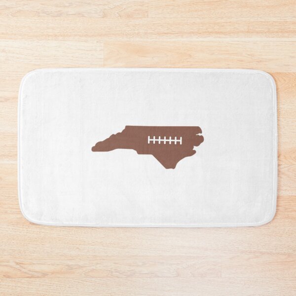 Item preview, North Carolina State Outline Football Stitch designed and sold by US States Merch.