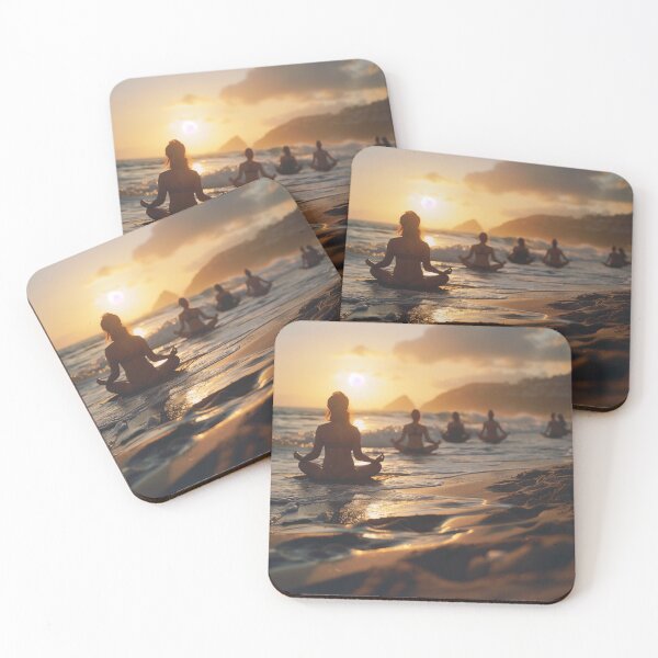 Item preview, Beach Meditation at Sunset designed and sold by palmyst.
