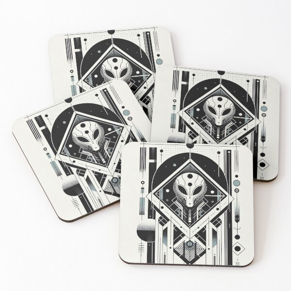 Item preview, Minimal graphic art with bold lines designed and sold by SunkenCost.