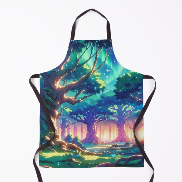 Item preview, Forest with Northern Lights designed and sold by 0penvimark.