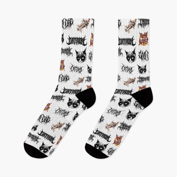 Item preview, Cats and Metal Sticker set 1 designed and sold by catsandmetal666.