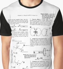 Physics. Magnets and Electromagnetism Graphic T-Shirt