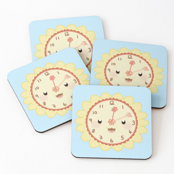Item preview, Fun Time, cute sunflower clock face designed and sold by Catphonesoup.