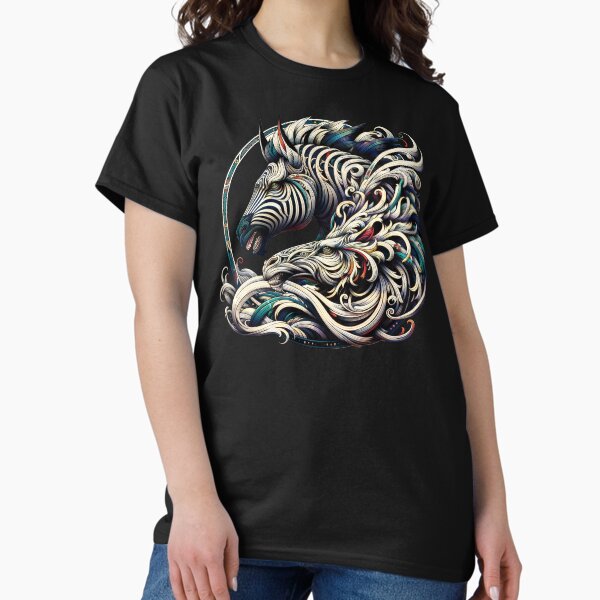 Item preview, Modern Colorful Wearable Art Zebra Design Printed on T Shirts, Sweatshirts and Various Other Products designed and sold by Pranacraft.