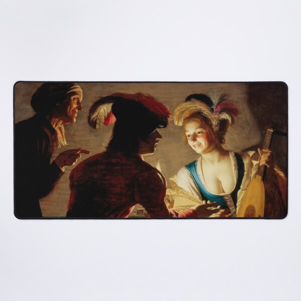 Item preview, Gerard van Honthorst The Procuress Classic Art Print designed and sold by TheSoulOfArt.