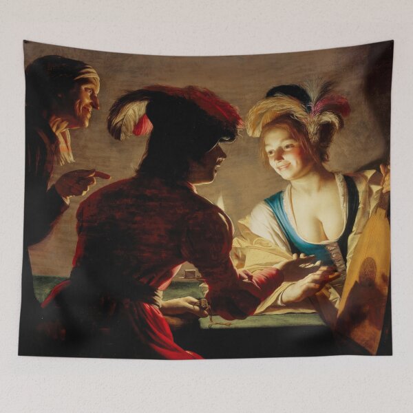 Item preview, Gerard van Honthorst The Procuress Classic Art Print designed and sold by TheSoulOfArt.