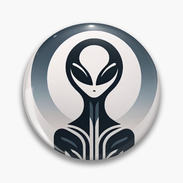 Item preview, Minimalist Alien Futuristic Art designed and sold by SunkenCost.