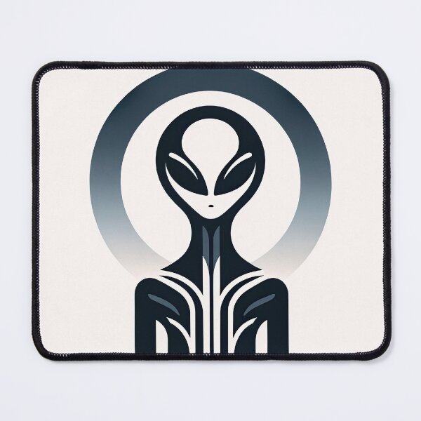 Item preview, Minimalist Alien Futuristic Art designed and sold by SunkenCost.