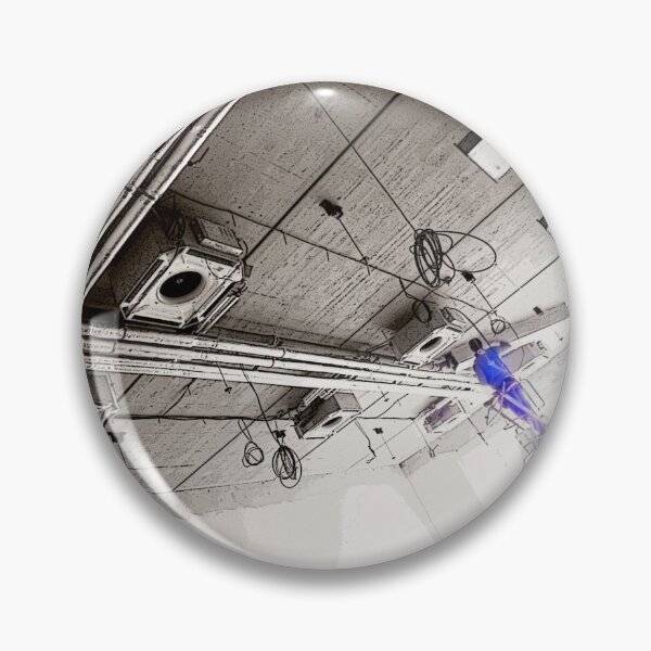 Item preview, Photograph of electrician profession in activity on the ceiling  designed and sold by Carré Comme Orange.