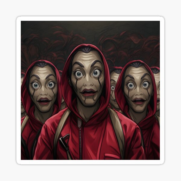 Item preview, Money Heist Art Print – Iconic La Casa de Papel Design designed and sold by MemeHub4U.