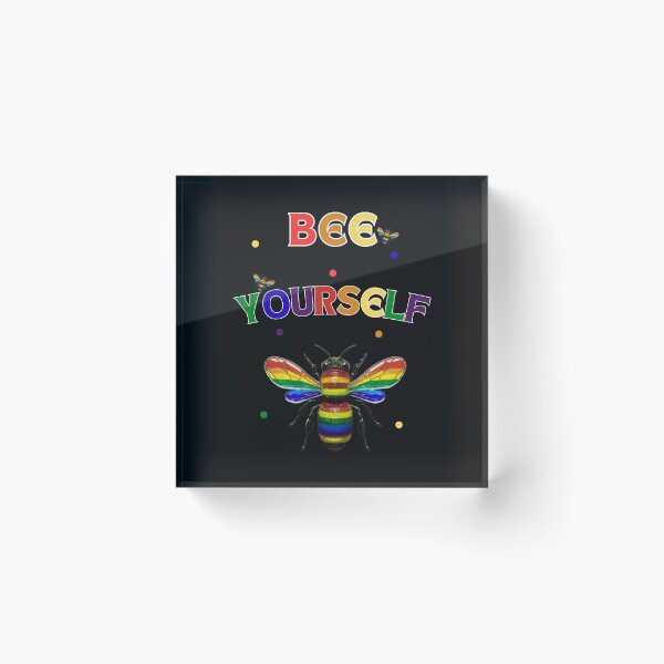 Item preview, Bee Yourself: Vibrant Pride Month Design with Rainbow Bee designed and sold by elynne9.