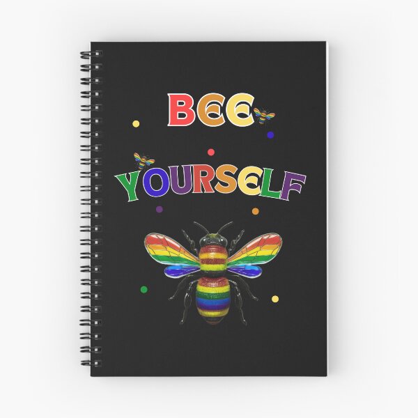 Item preview, Bee Yourself: Vibrant Pride Month Design with Rainbow Bee designed and sold by elynne9.