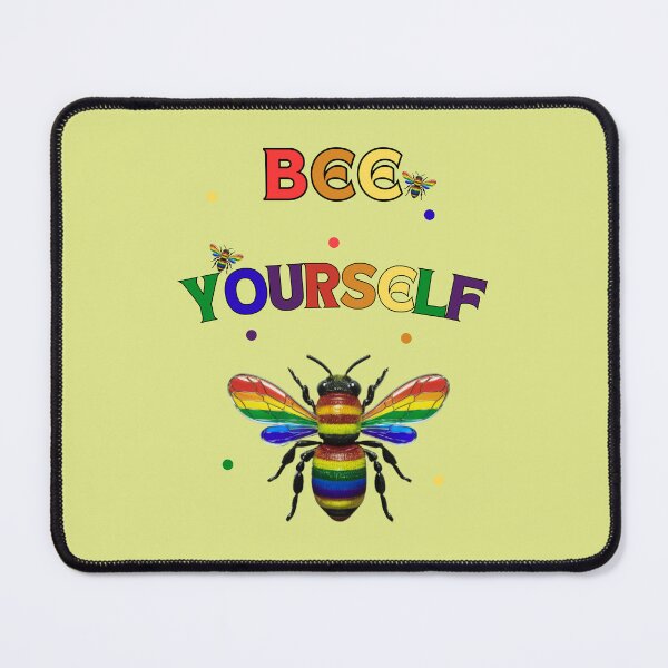 Item preview, Bee Yourself: Vibrant Pride Month Design with Rainbow Bee designed and sold by elynne9.