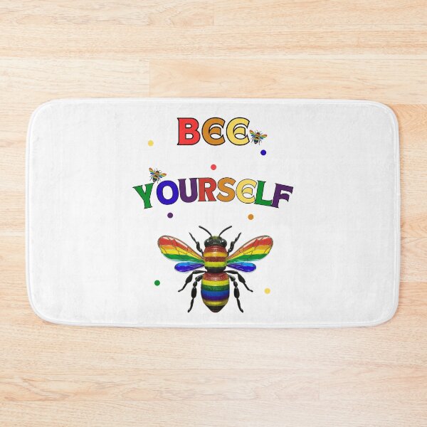Item preview, Bee Yourself: Vibrant Pride Month Design with Rainbow Bee designed and sold by elynne9.