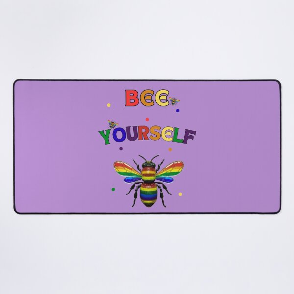 Item preview, Bee Yourself: Vibrant Pride Month Design with Rainbow Bee designed and sold by elynne9.