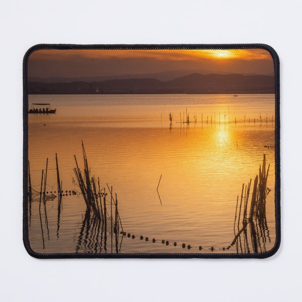 Item preview, Reflecting Sunset Over the Albufera Lake - Valencia Souvneirs designed and sold by For91days-Blog.