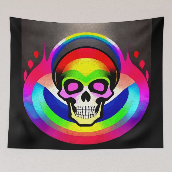 Item preview, Eternal Spectrum: A Skull Enveloped by Vibrant Essence designed and sold by Highlandkings.