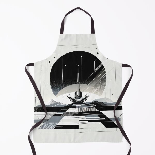 Item preview, Futuristic Landscape Minimalist Art designed and sold by SunkenCost.