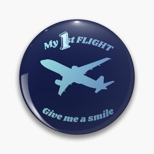 Item preview, My first flight sky blue colors designed and sold by coloursforkids.