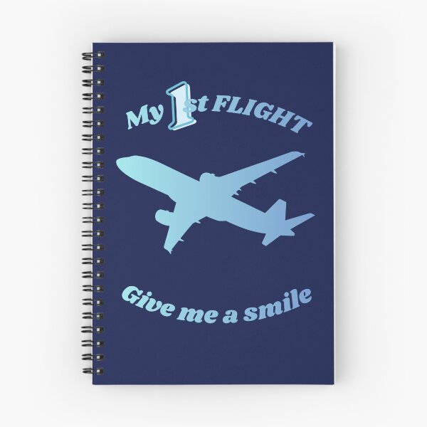 Item preview, My first flight sky blue colors designed and sold by coloursforkids.