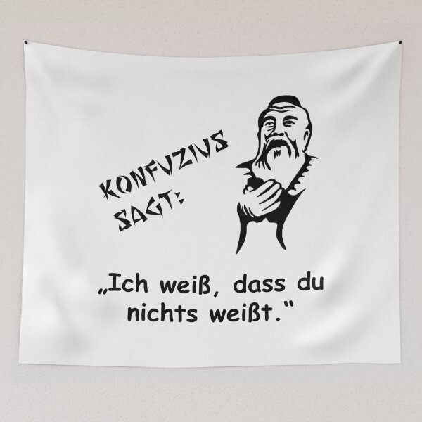 Item preview, Confucius says: I know that you know nothing designed and sold by ARTmanhART.