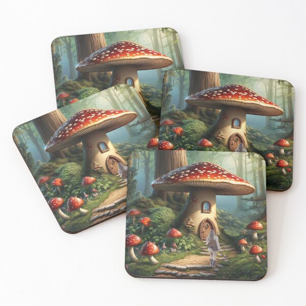 Item preview, Visiting The Mushroom House designed and sold by Surreallytee.