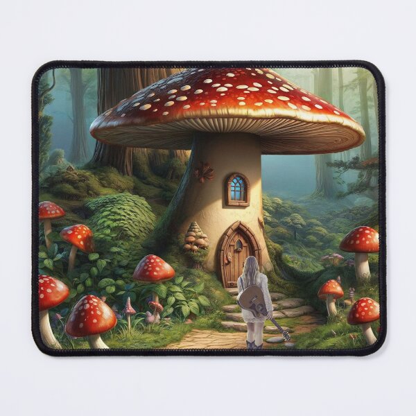 Item preview, Visiting The Mushroom House designed and sold by Surreallytee.