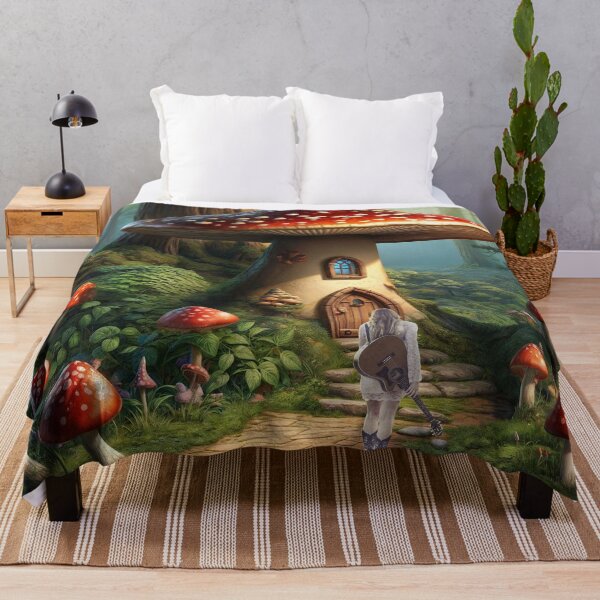 Item preview, Visiting The Mushroom House designed and sold by Surreallytee.