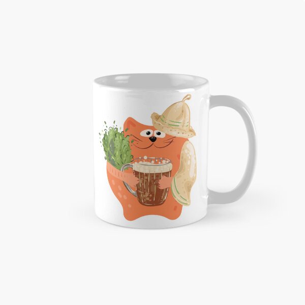 Item preview, Cat lover of hot sauna, cold drinks or beer designed and sold by Deepness2023.