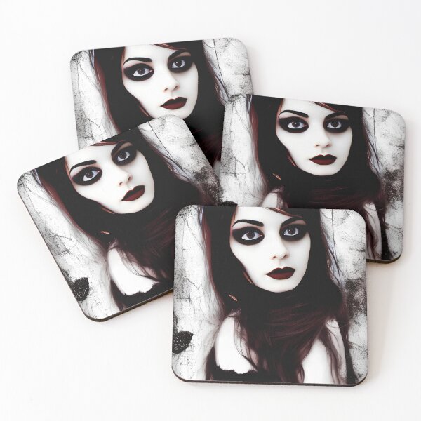 Item preview, Portrait of a Goth Girl - Diane designed and sold by Creep-Vault.